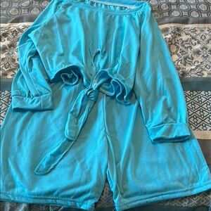 Vibrant Blue Lounge Set